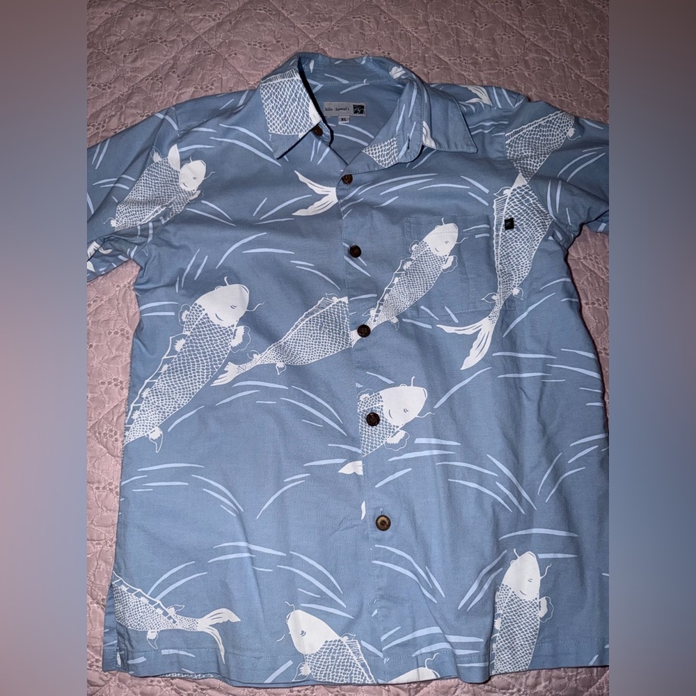 Sig Zane Koi Print Aloha Shirt